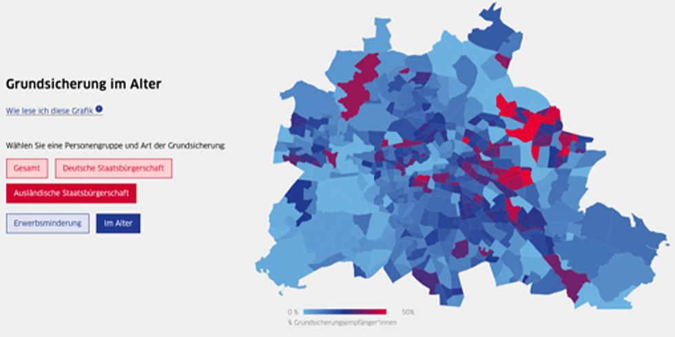 Map Grundsicherung © ODIS