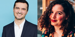 Co-CEO Reza Memari und Studio Director und Producer Mafalda Duarte | ©Telescope Game Studios