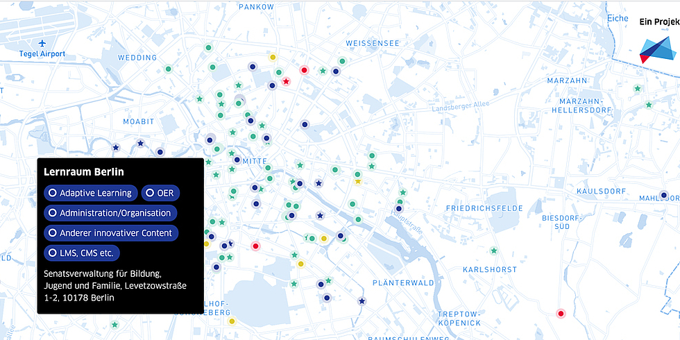 EduTechMap Berlin © Technologiestiftung Berlin