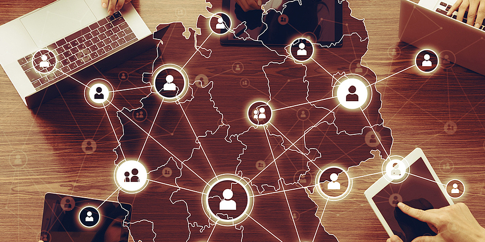 Abbildung des Kommunikationsnetzes in Deutschland © iStock