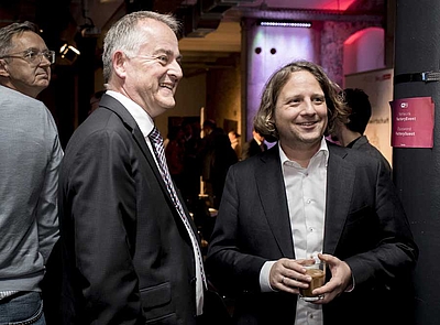 Dr. Kai Bindseil und Staatssekretär Christian Rickerts © Berlin Partner / Fotothek.de