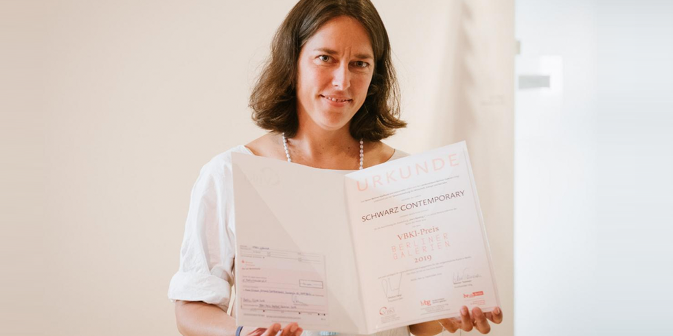 Preisträgerin Anne Schwarz, Galerie Schwarz Contemporary ©VBKI
