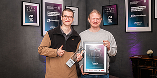 Jonas Tyroller (rechts) und Paul Schnepf (links)