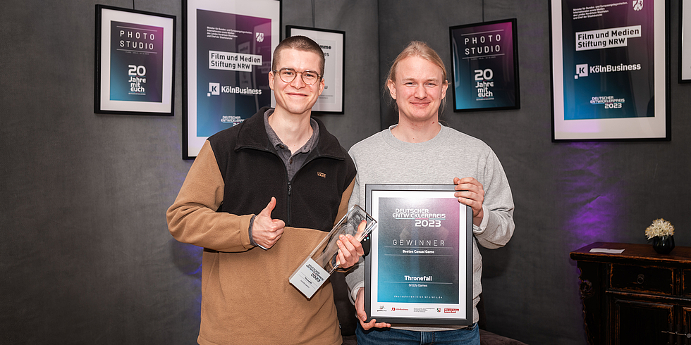 Jonas Tyroller (rechts) und Paul Schnepf (links)